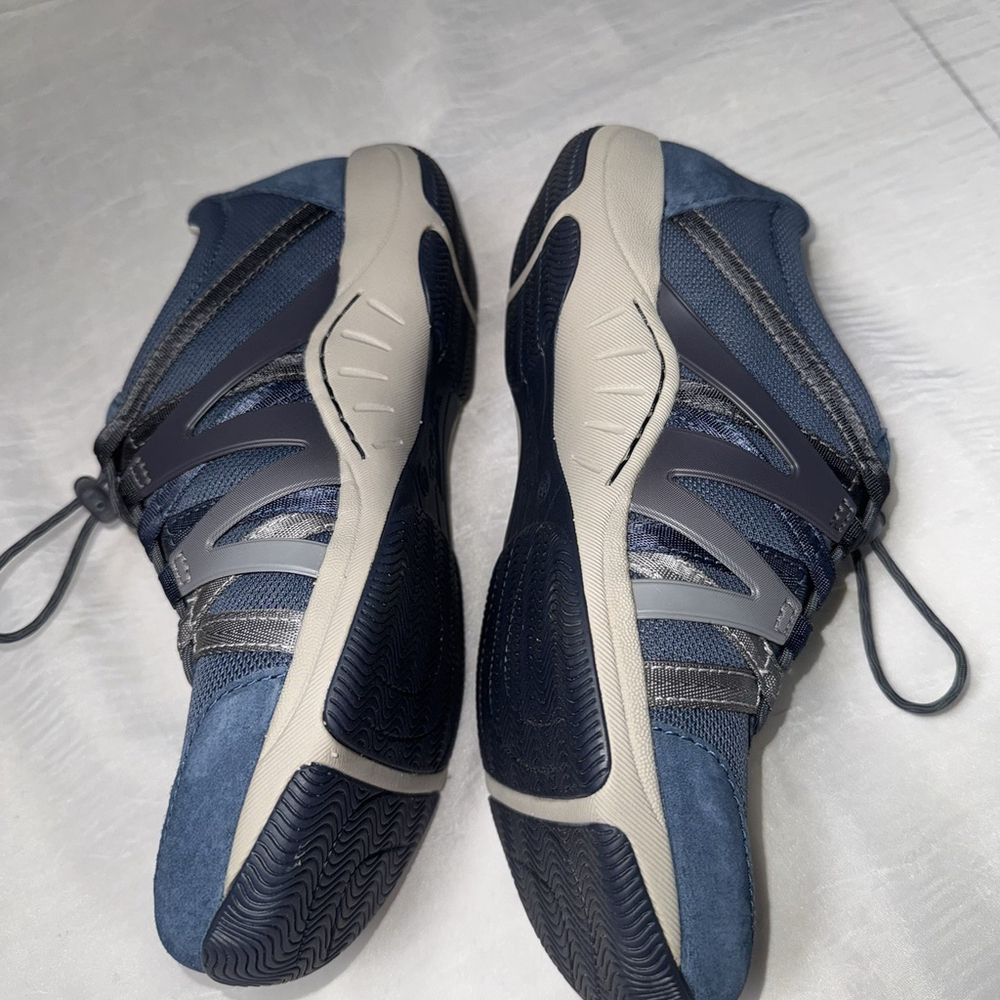 Dansko Henriette Sneakers Shoes Navy Leather Walking Comfort Slip-On 38/7.5 - Picture 7 of 11